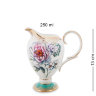 Сервиз чайный на 6 персон Бирюзовый Цветок Неаполя Pavone JK- 20, фотография молочника