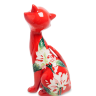 Статуэтка Фарфоровая Ярко-Красная Кошка Pavone JP-11/ 41, оборотная сторона