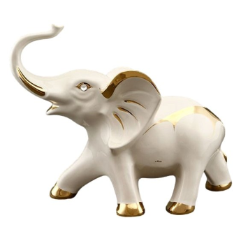 Статуэтка Слон с золотым декором Ahura S0600/AOLY