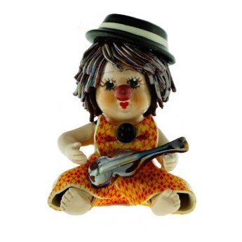 Статуэтка из фарфора Клоун с гитарой ZamPiva 20052