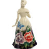 Статуэтка из фарфора Леди в платье с цветами Pavone JP-12/14.