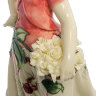Статуэтка из фарфора Девочка с цветами Pavone JP-12/13. Фотография деталей.