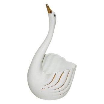 Конфетница белый Лебедь Ahura 0186/BO
