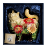 Статуэтка Фарфоровая Кошка - Солнечный цветок Pavone JP-158/ 3, упаковочный вид