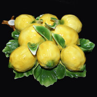 Фарфоровая веточка Лимоны Artigiano Capodimonte
