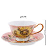 Чайный набор на 2 персоны Дольче Вита Pavone AS-80, фотография чашки с блюдцем