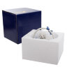 Фигурка Белые Щенки в Голубой  Корзинке Pavone CMS-46/ 9. Фотография в упаковке