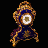Часы Bruno Costenaro синие с золотом