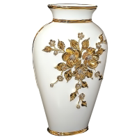 Ваза для цветов с декором золотого цвета с кристаллами Bruno Costenaro