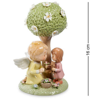 Статуэтка Ангел с девочкой у дерева Pavone CMS-11/44