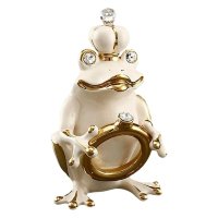 Статуэтка Царевна Лягушка с золотым декором Ahura S1847P/AOLY