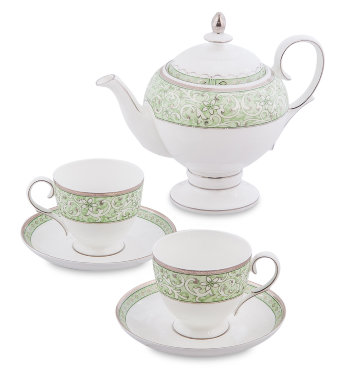 Чайный набор на 2 персоны с чайником Аделина Pavone JK- 63