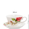 Чайный сервиз на 6 персон Роза Рафаэль Pavone JS-07. Фотография чашки.